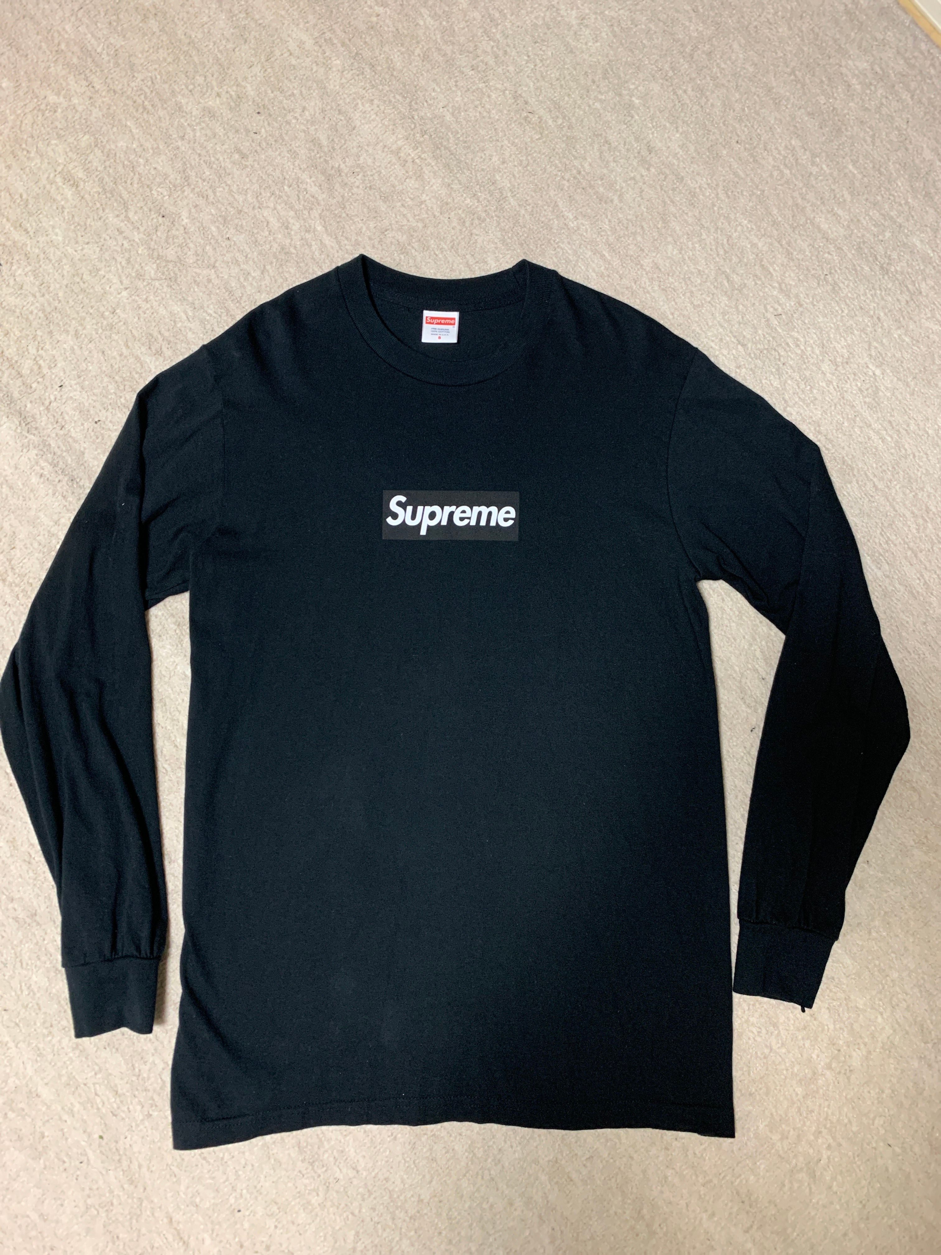 Supreme Box Logo L/S Tee "Black"
