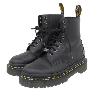 ドクターマーチン 美品 1460 BEX DS PLTD 8EYE BOOT 8ホールブーツ シューズ レディース レザー ブラック UK 4 27880001 4(UK)