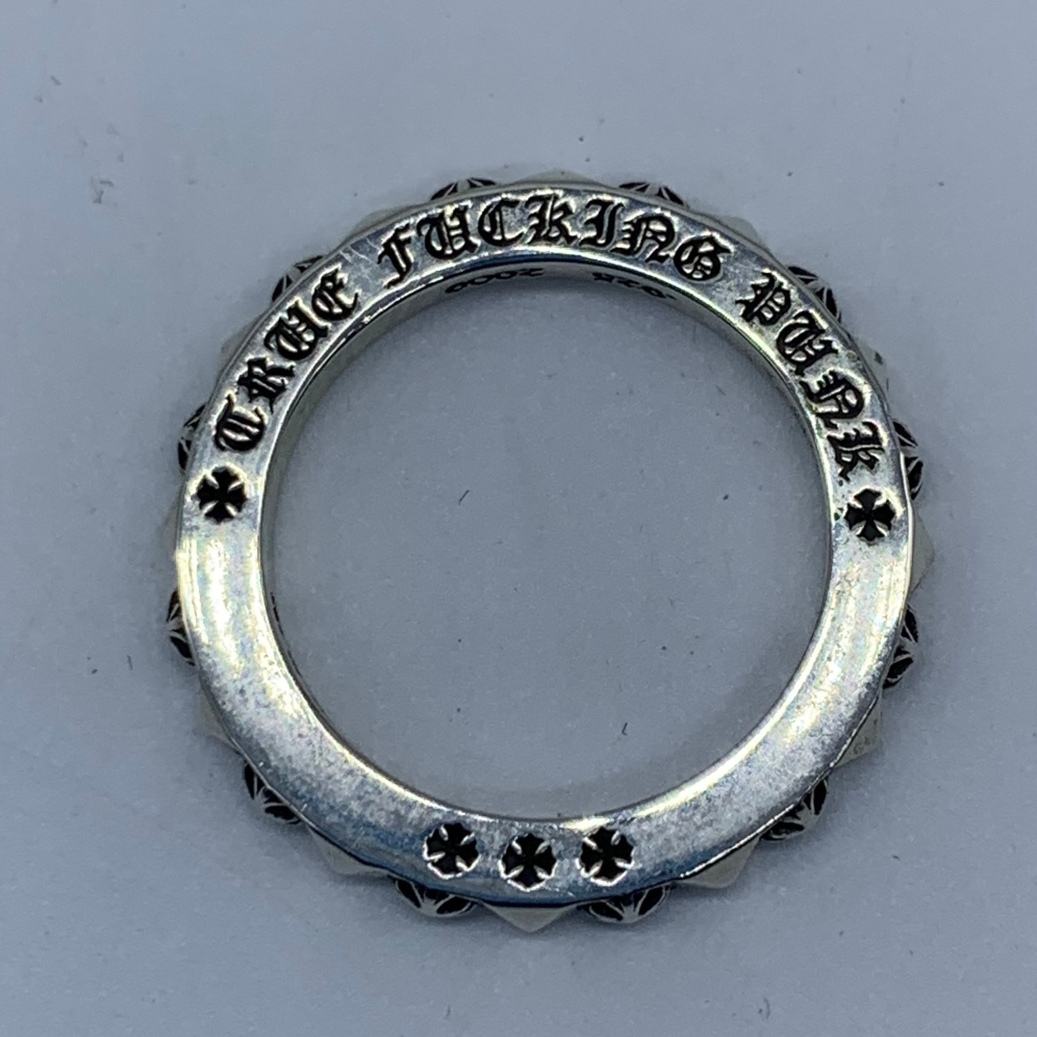 Chrome Hearts True Fucking Punk Ring / Plus Punk "Silver"