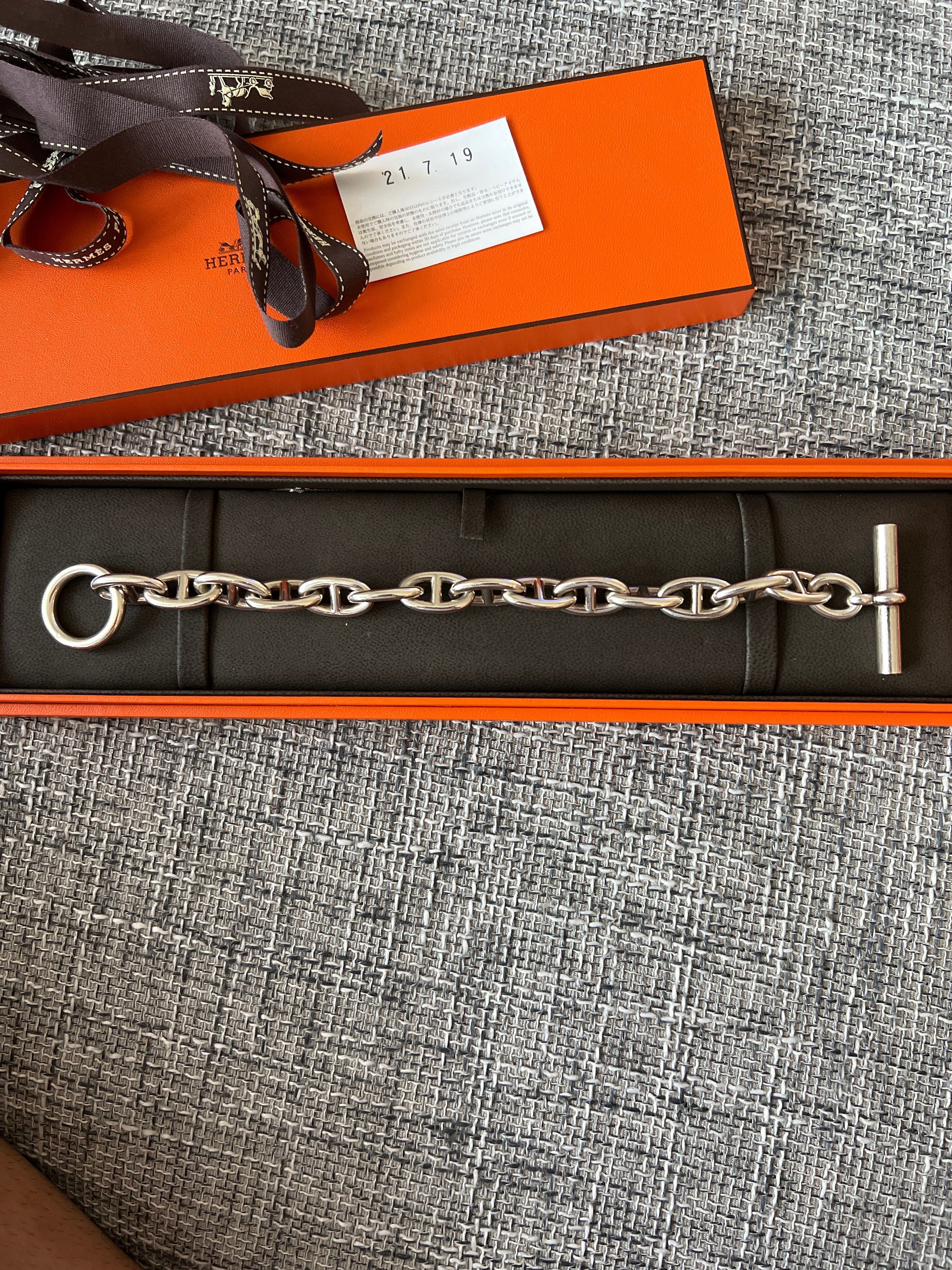 Hermes Chaine D'ancre GM Bracelet "Silver"