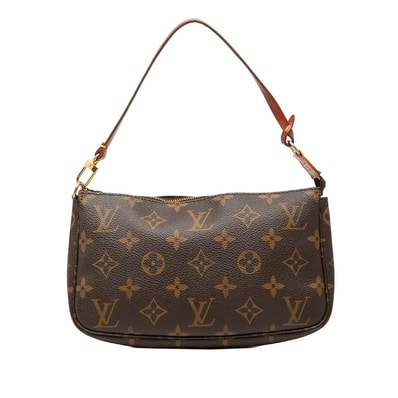 ルイ ヴィトン モノグラム ポシェット アクセソワール ハンドバッグ M51980 ブラウン PVC レザー レディース LOUIS VUITTON 【中古】
