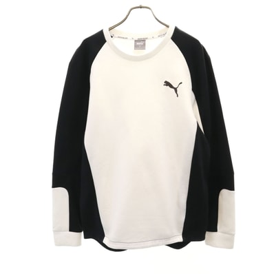 PUMA プーマ 長袖 トレーナー XL ホワイト