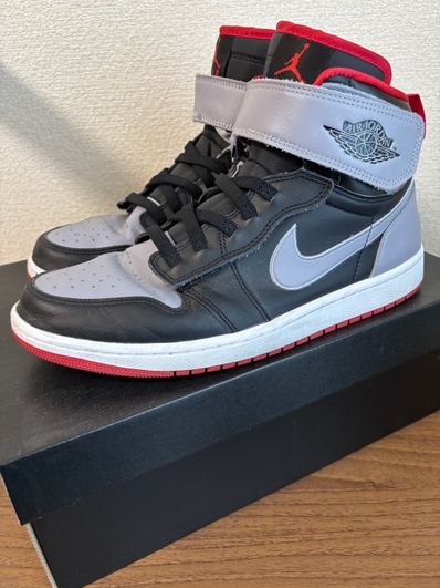 Nike Air Jordan 1 High FlyEase "Black/Cement Grey/White/Fire Red"