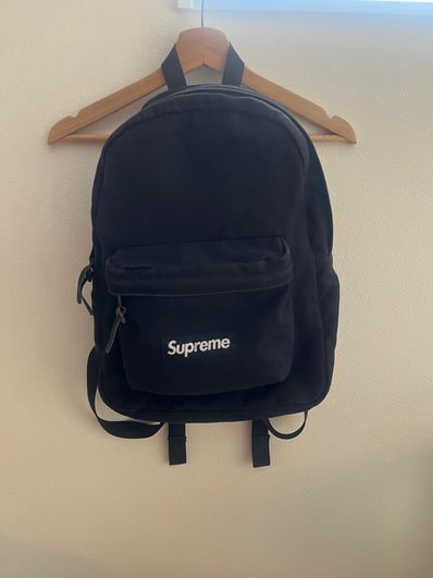 Supreme Canvas Backpack "Black"