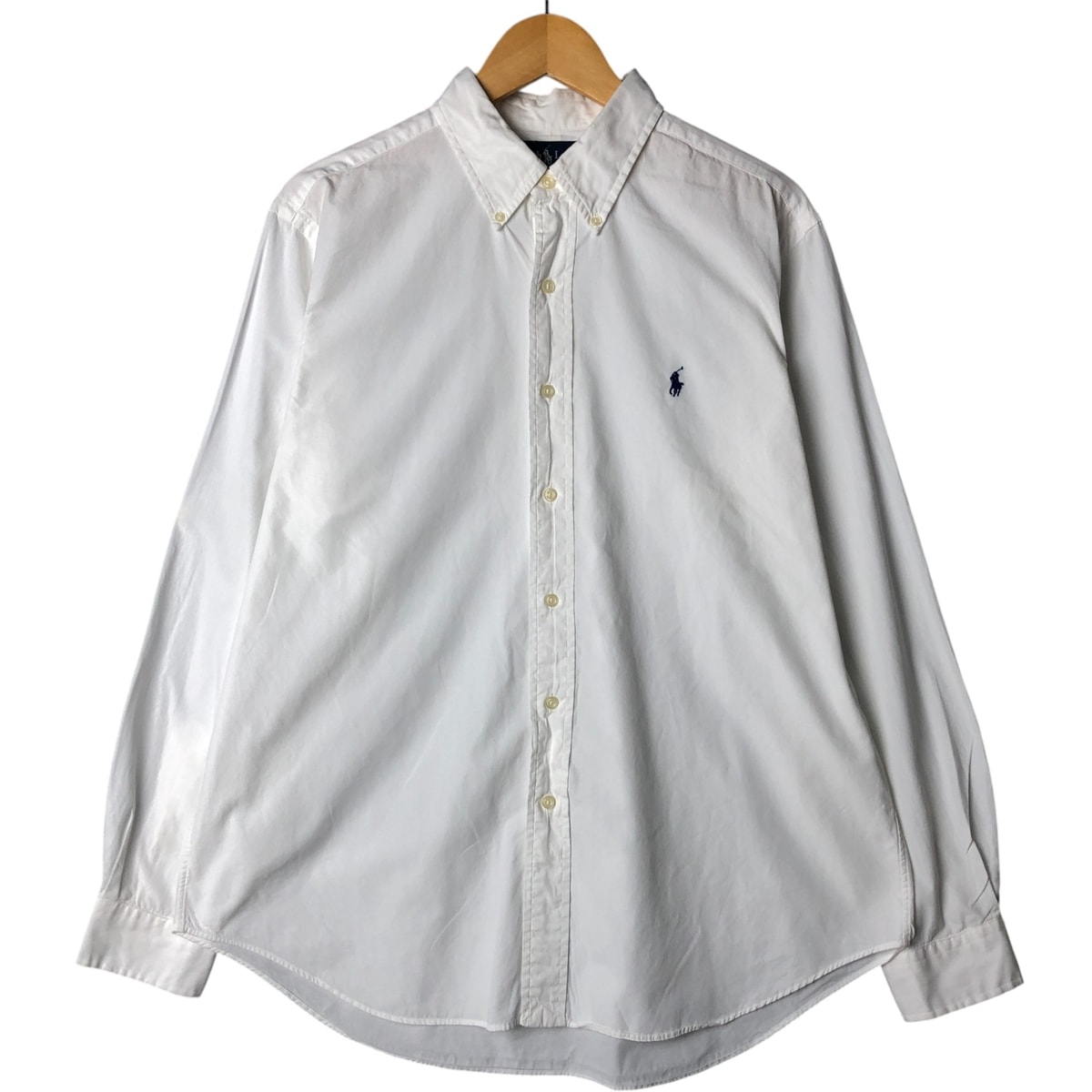 古着 ラルフローレン Ralph Lauren CLASSIC FIT 長袖 ボタンダウンシャツ メンズL相当/eaa579395