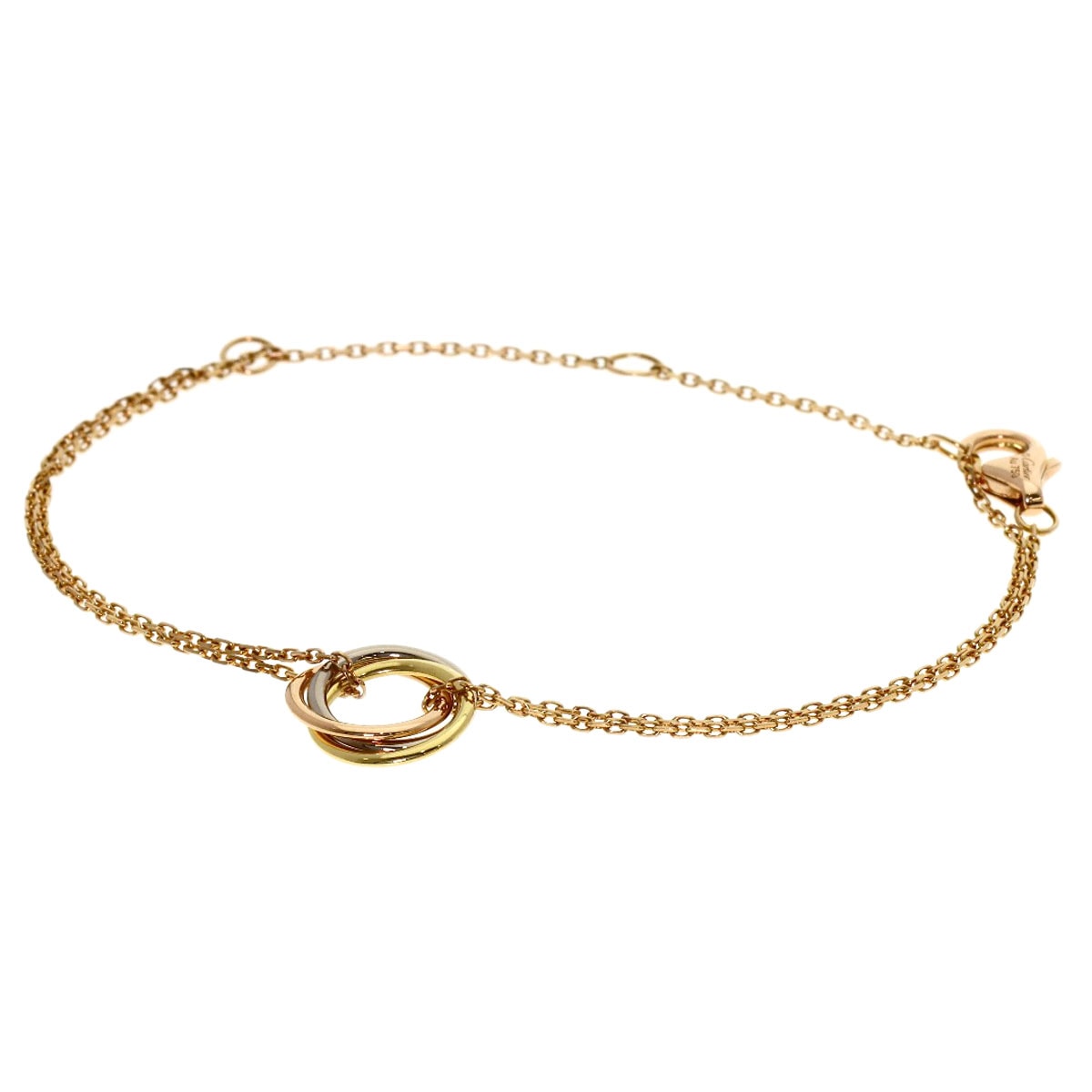 CARTIER カルティエ トリニティ ブレスレット K18YG K18WG K18PG レディース [中古]