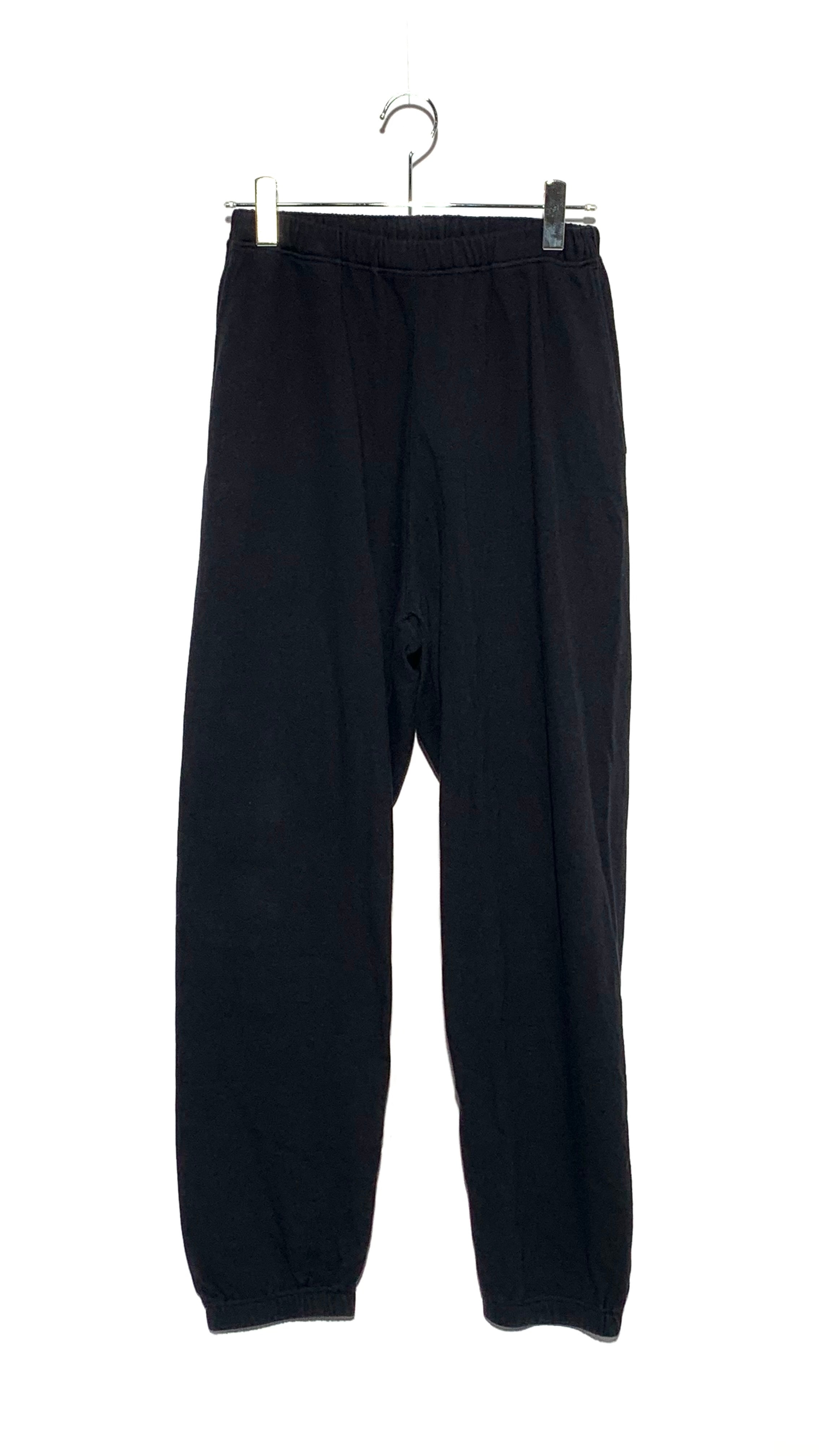 COMOLI Cotton Loopwheel Sweat Pants "Black"