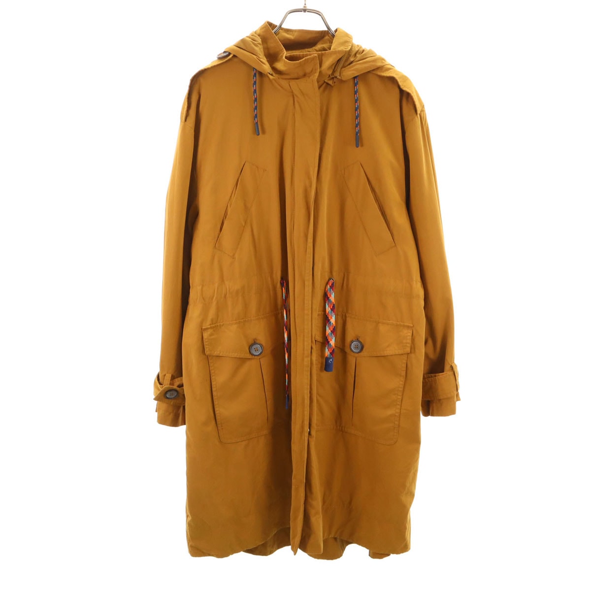 ZARA ザラ フーデッド コート S キャメル