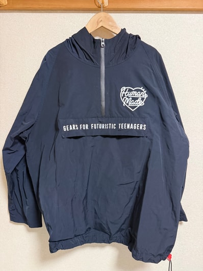 HUMAN MADE Half-Zip Anorak "Navy"