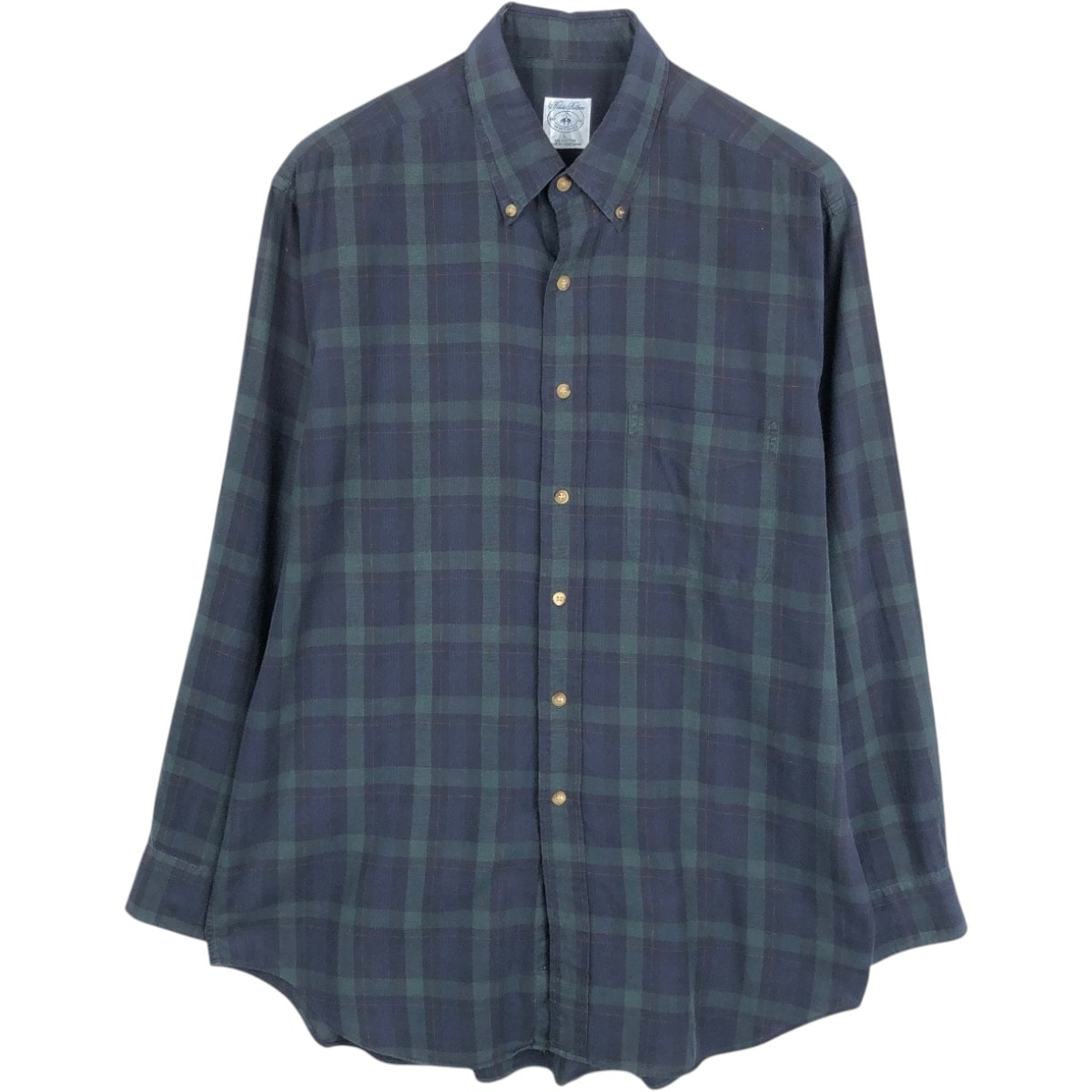 古着 ブルックスブラザーズ Brooks Brothers Est.1818 長袖 ボタンダウンチェックシャツ メンズL相当/eaa662797