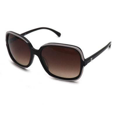 CHANEL シャネル サングラス ブラック グレー 5319-A C.1519/S5 58□17 135 3N【中古】