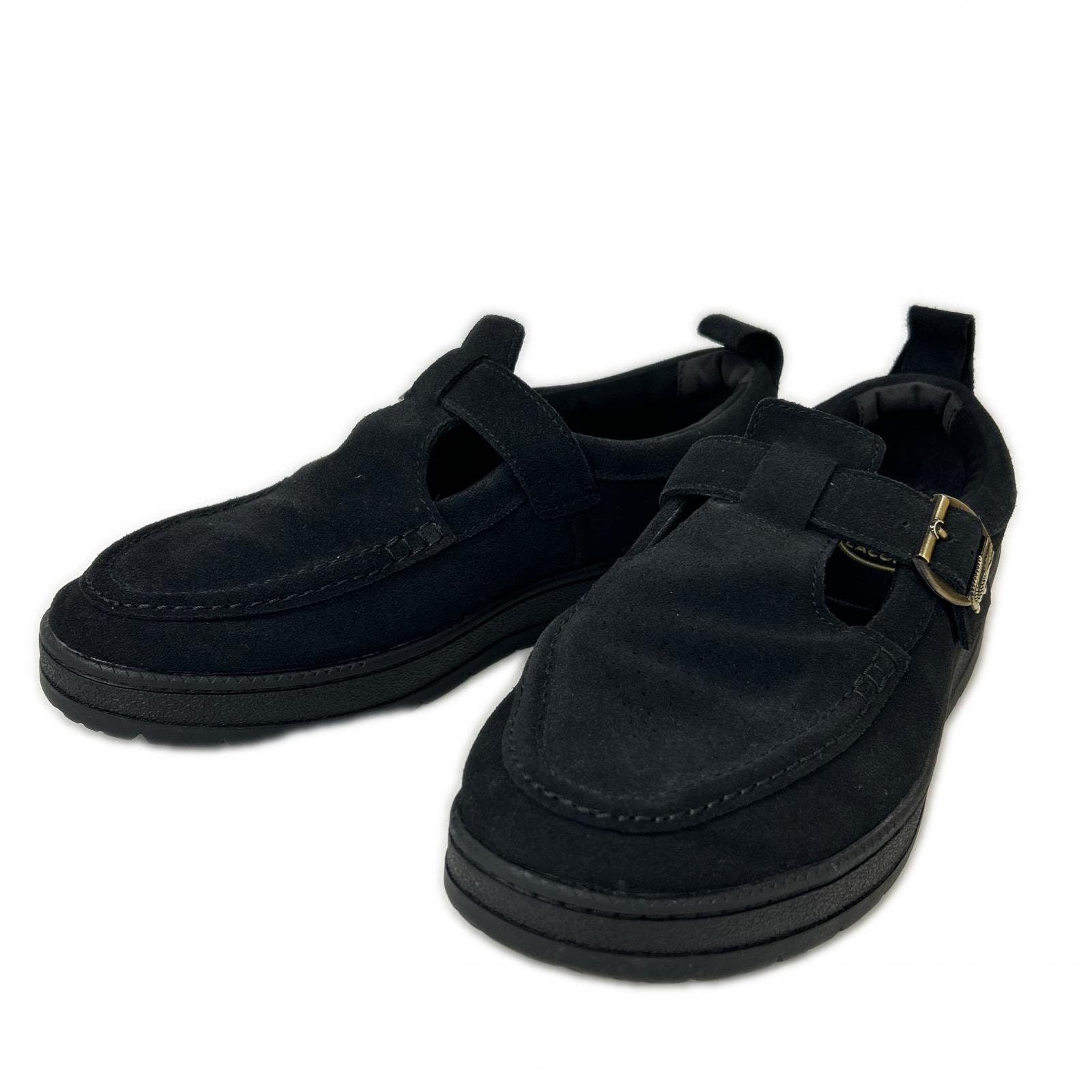 ラコステ 【美品】51SMA0103 UMPIRE メタルバックルストラップ ハイブリット シューズ 26