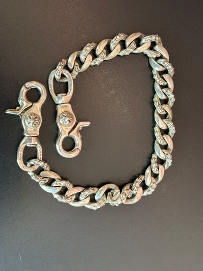 クロムハーツ ファンシー ウォレットチェーン ロング(加工で短く)