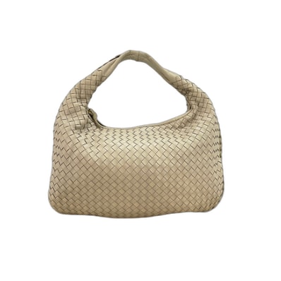 ボッテガヴェネタ BOTTEGAVENETA イントレチャート ショルダーバッグ レザー【中古】