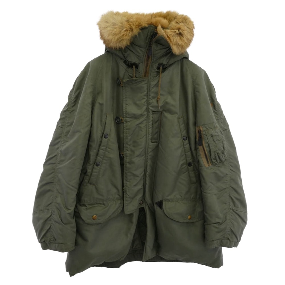The REAL McCOY'S ザリアルマッコイズ ミリタリージャケット ALBERT TURNER 実名復刻 N-3B FLIGHT JACKET フライトジャケット ミリタリージャケット カーキ系 S【中古】