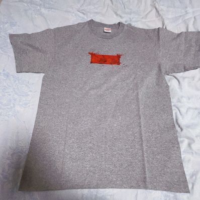 Supreme Ralph Steadman Box Logo Tee "Grey"