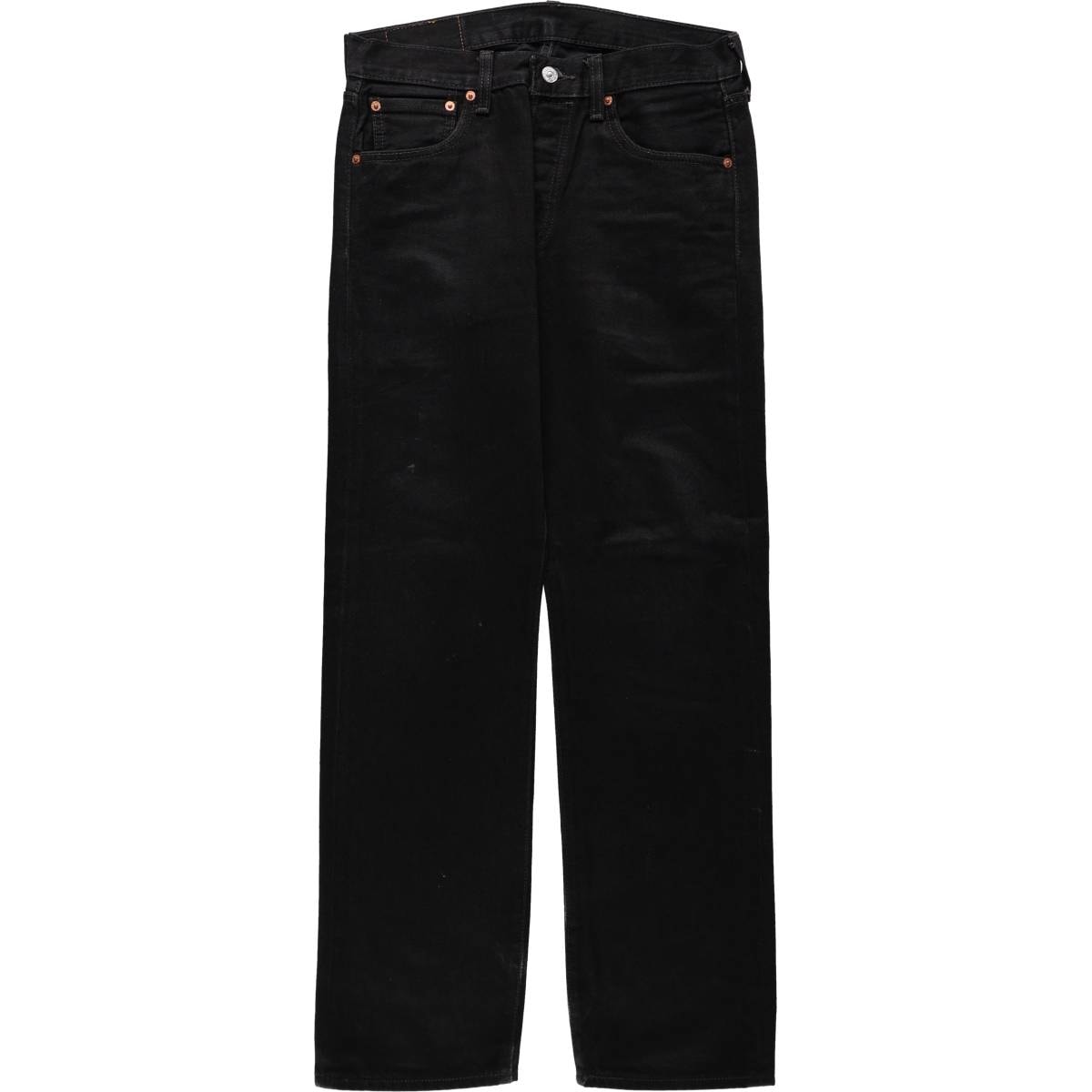 古着 リーバイス Levi's 501 ブラックデニム ストレートデニムパンツ メンズw31相当/eaa672126