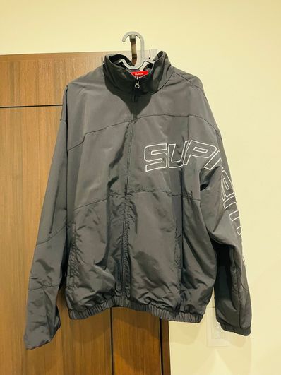 Supreme Curve Track Jacket "Black"