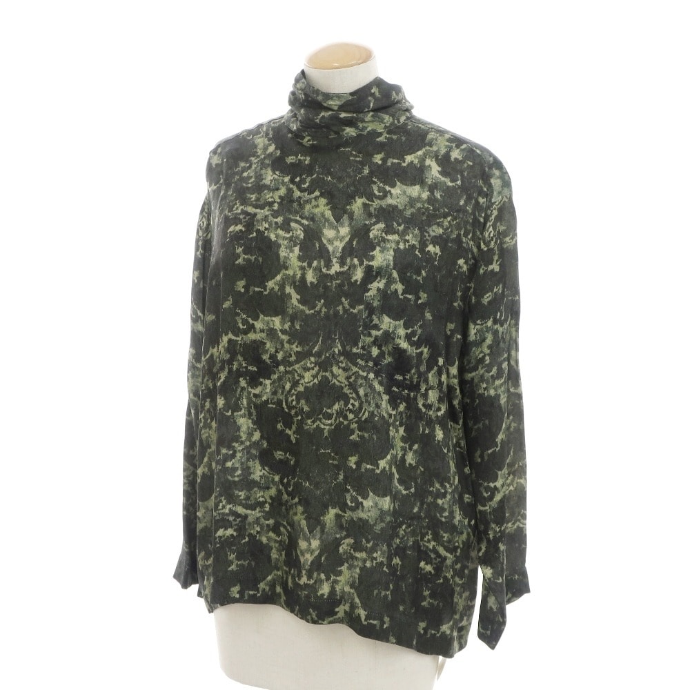 【中古】トーガ TOGA キュプラ ブラウス グリーン【サイズ36】【レディース】