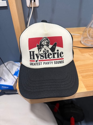 HYSTERIC GLAMOUR Guitar Girl Mesh Cap "Black" 02233QH05