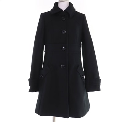 極美品 バーバリーブルーレーベル コート ブラック レディース 40