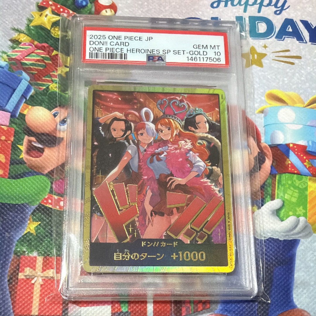 PSA10】ドン!!カード : ロビン&ウタ&ナミ&ハンコック スーパーパラレル