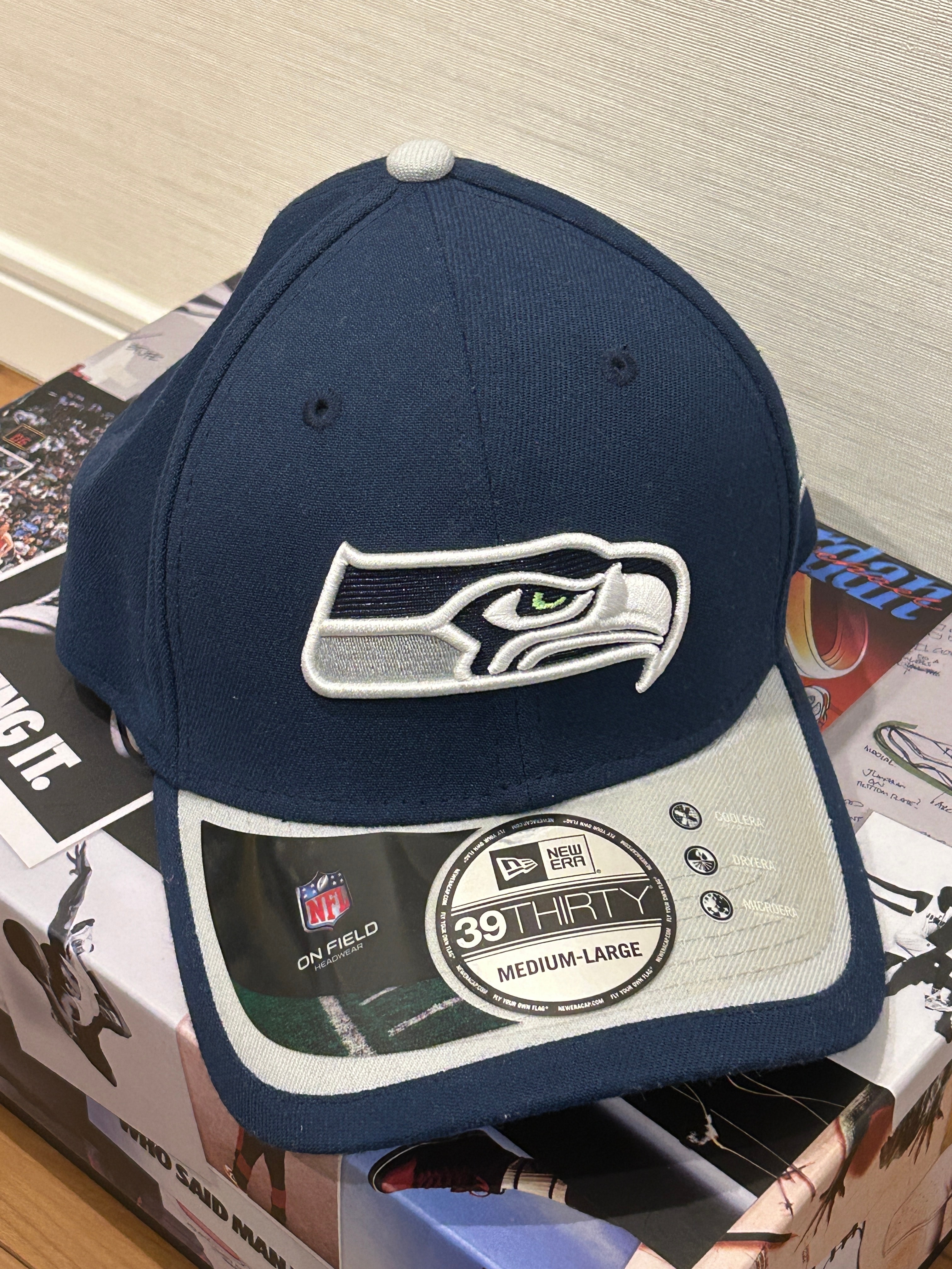 NEW ERA NFL League 9Forty Cap Seattle Seahawks "Navy/Grey"