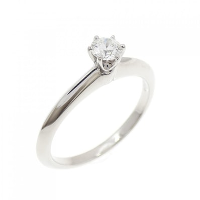 ティファニー クラシックソリティア リング 0.21CT G VS1 3EXT