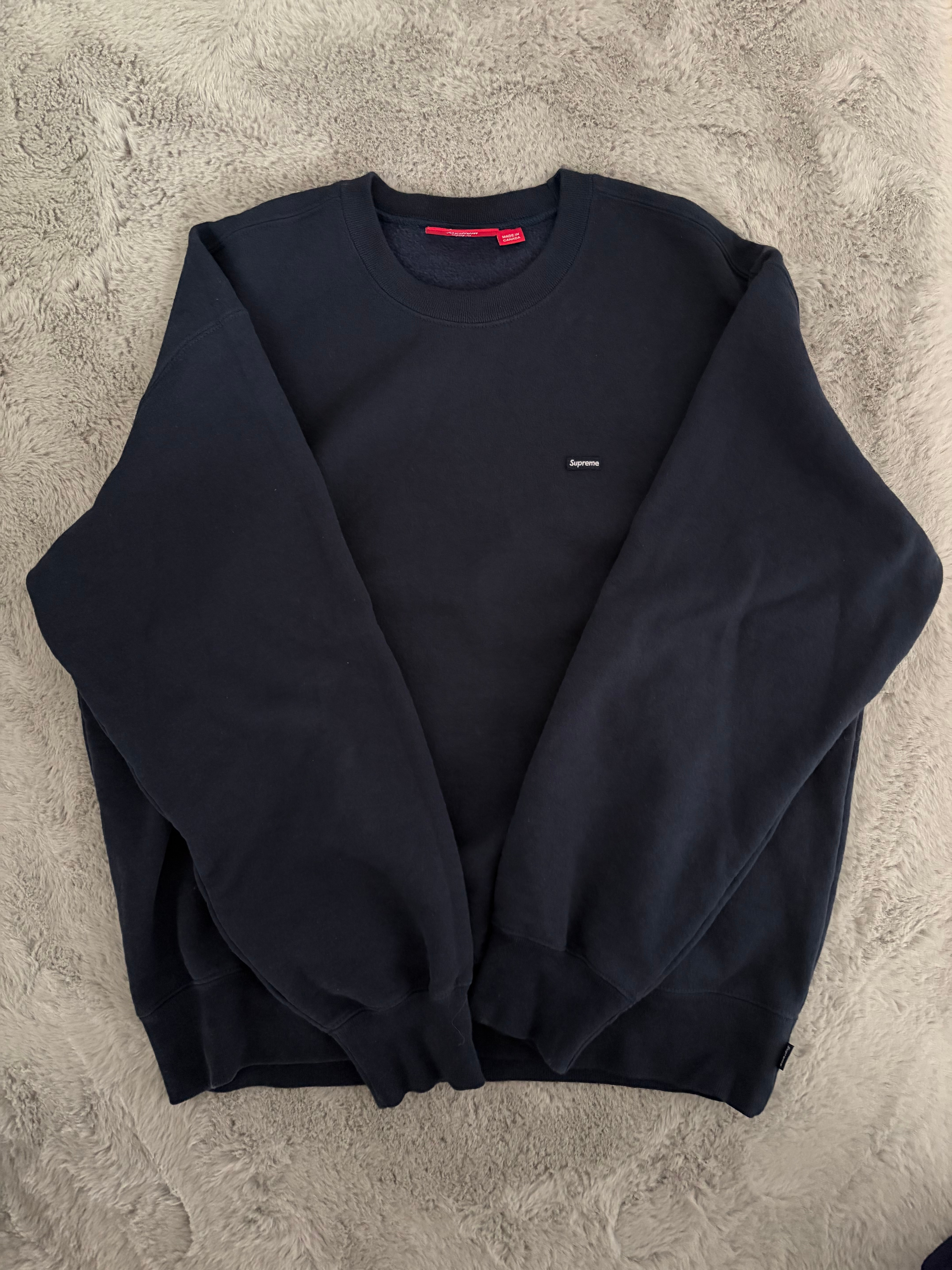 Supreme Small Box Crewneck (25FW) "Navy"