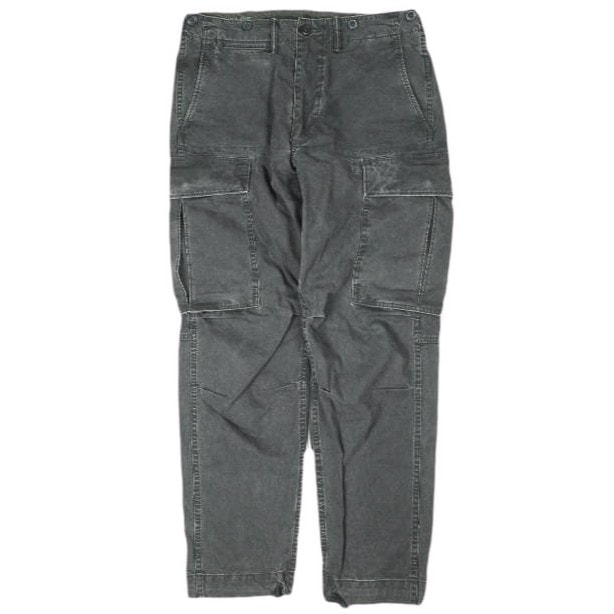 RRL ダブルアールエル Canvas Surplus Cargo Pants キャンバスカーゴパンツ 782796396001 29 BLACK Double RL ジップフライ ボトムス g26016