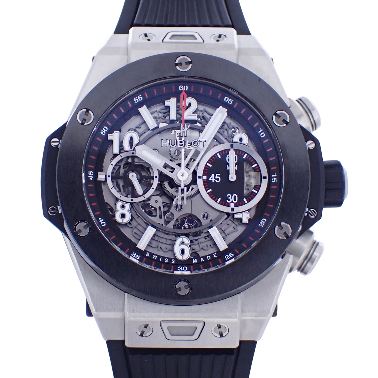 HUBLOT ウブロ  ビッグバン ウニコ チタニウム セラミック  411.NM.1170.RX  メンズ 腕時計