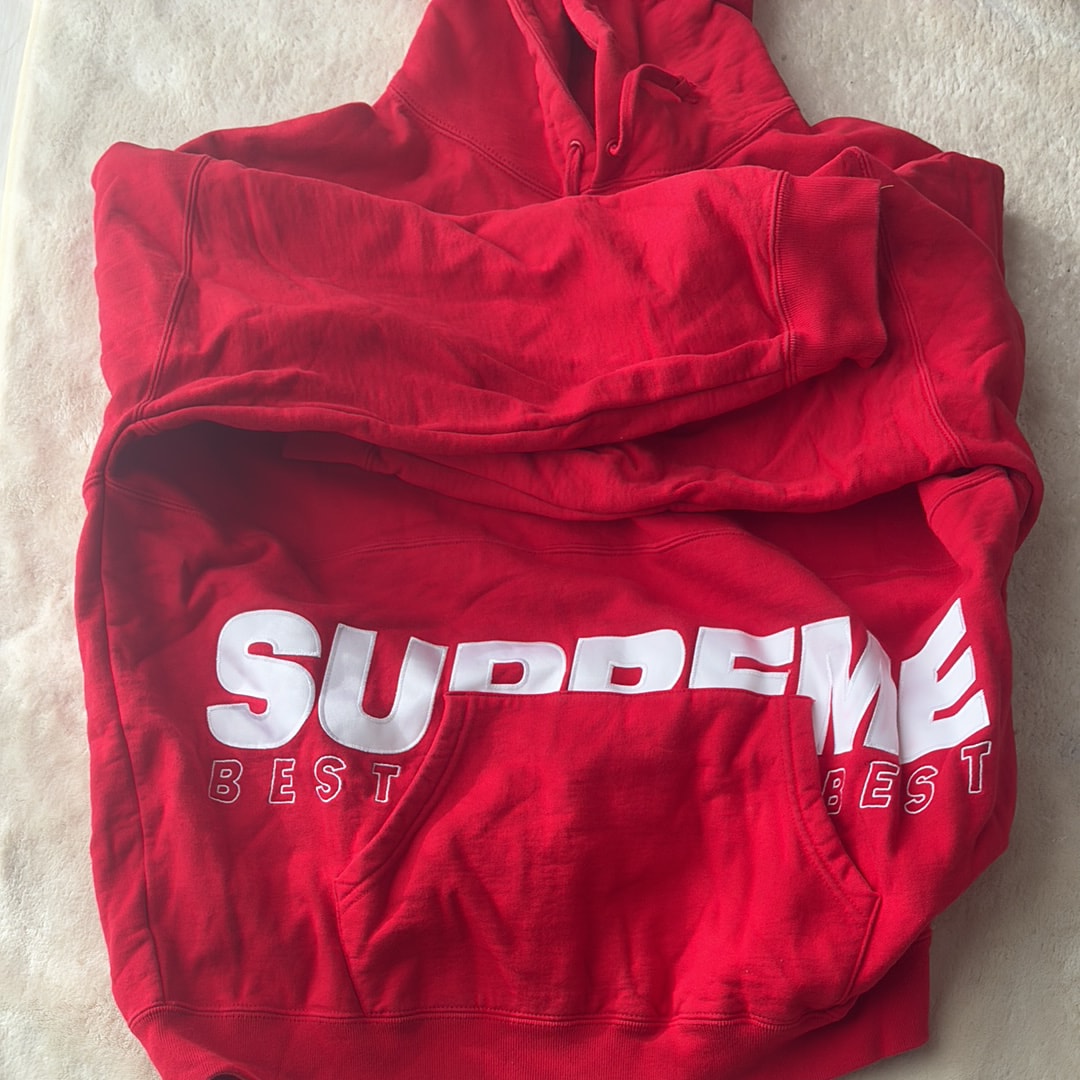 Supreme Best Of The Best Hooded Sweatshirt "Red"