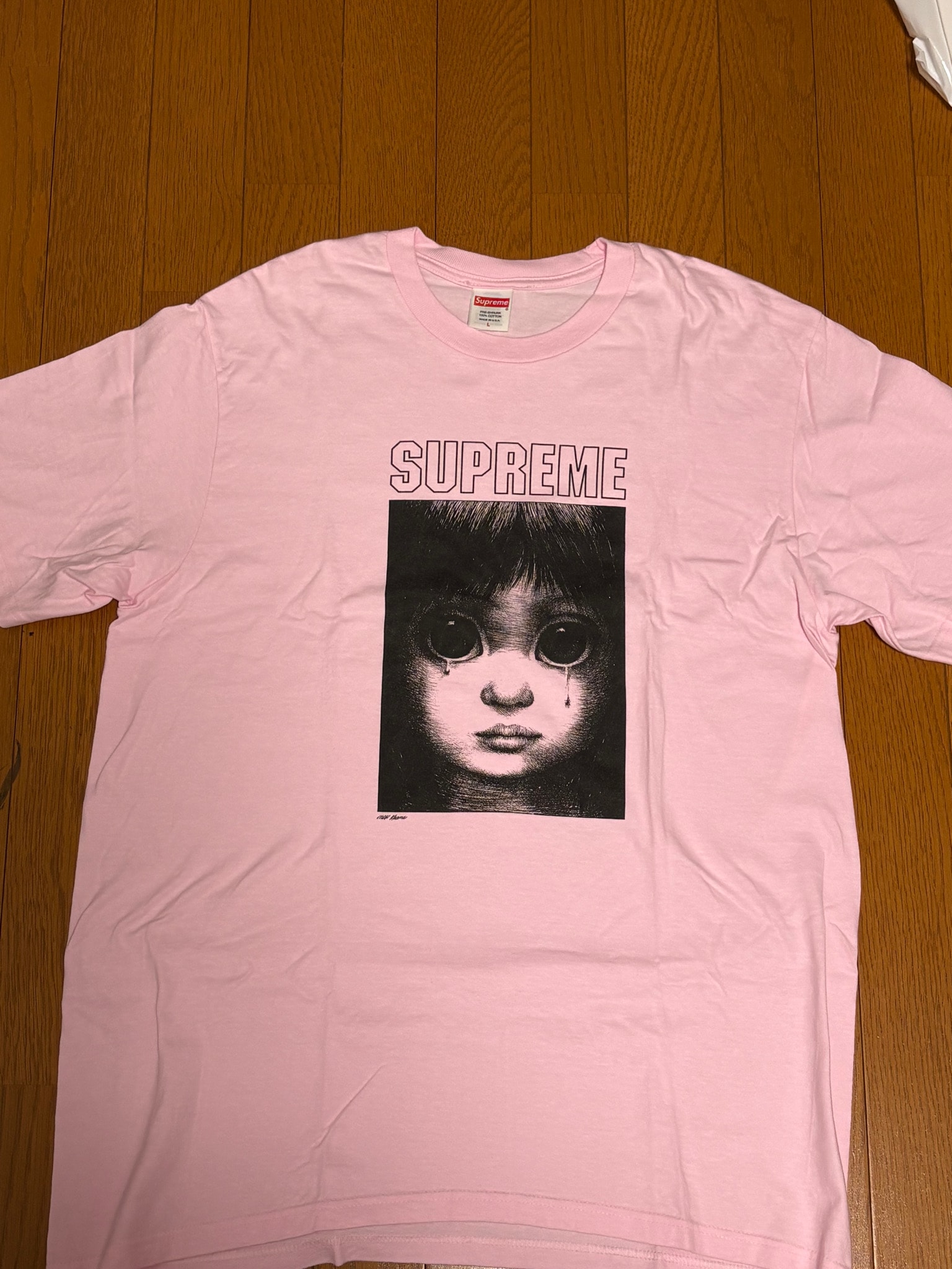 Supreme Margaret Keane Teardrop Tee "Light Pink"