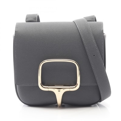 エルメス HERMES デッラ カヴァッレリア ミニ ショルダーバッグ バッグ レザー ヴォーエプソン ヴォーエプソン アルドワーズ W刻印(2024年製造) レディース グレー系 082226CP 【中古】