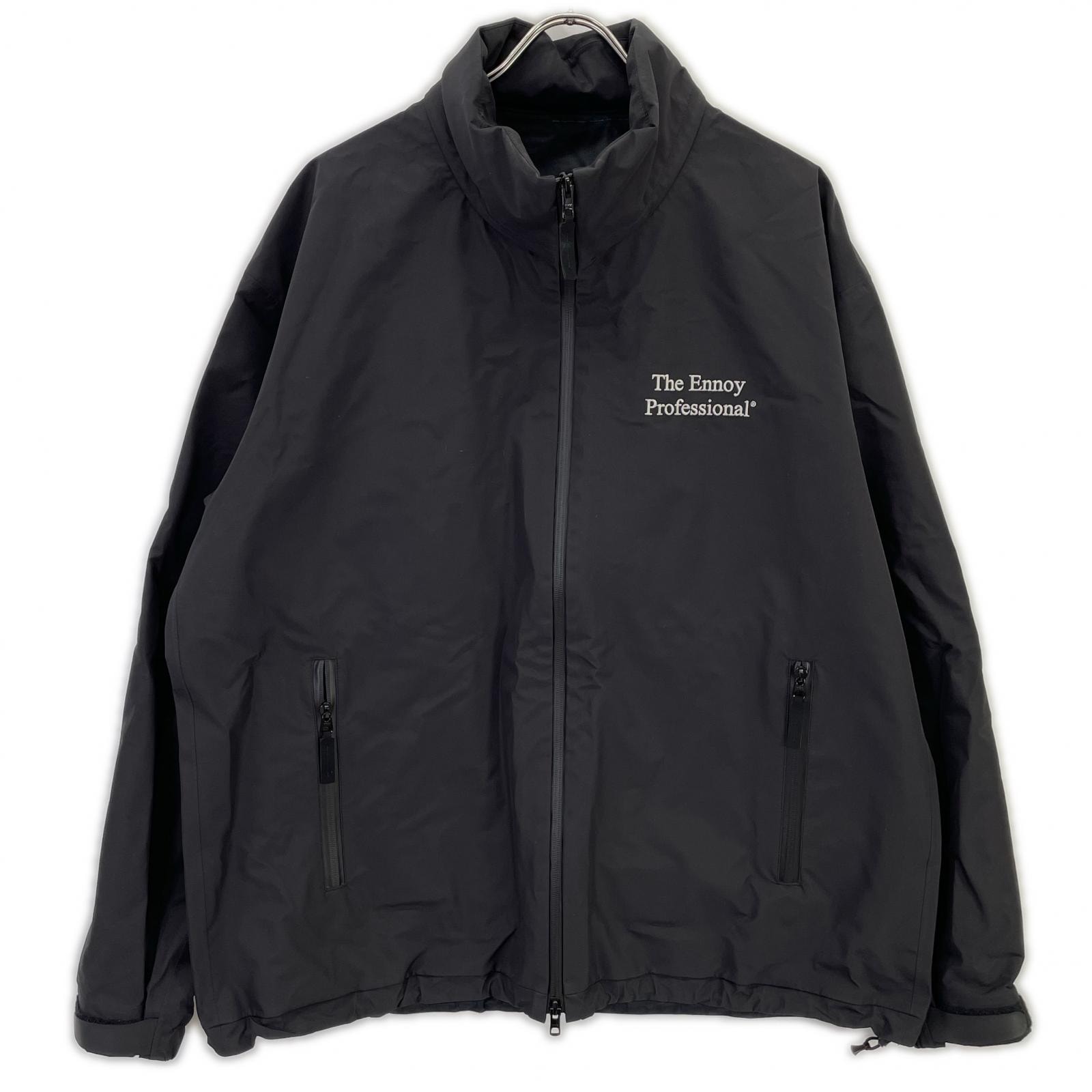 エンノイ 23AW ブラック ナイロン トラックスーツ ジャケット L