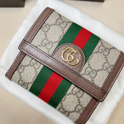 GUCCI Ophidia GG Card Case Wallet