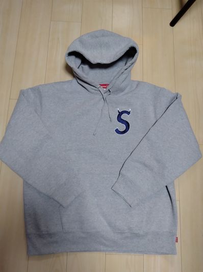 Supreme S Logo Hooded Sweatshirt "Heather Grey" (22FW)