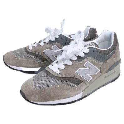 ニューバランス U997GY Made in USA スエード/メッシュ スニーカー US9 1/2