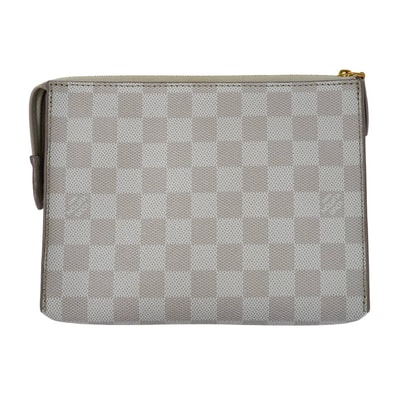 【渋谷並木橋店】2014年クルーズコレクション LOUIS VUITTON ルイ・ヴィトン クラッチバッグ ポーチ エレモン グレス ダミエカラー ゴールド金具 N41300 新品同様【中古】