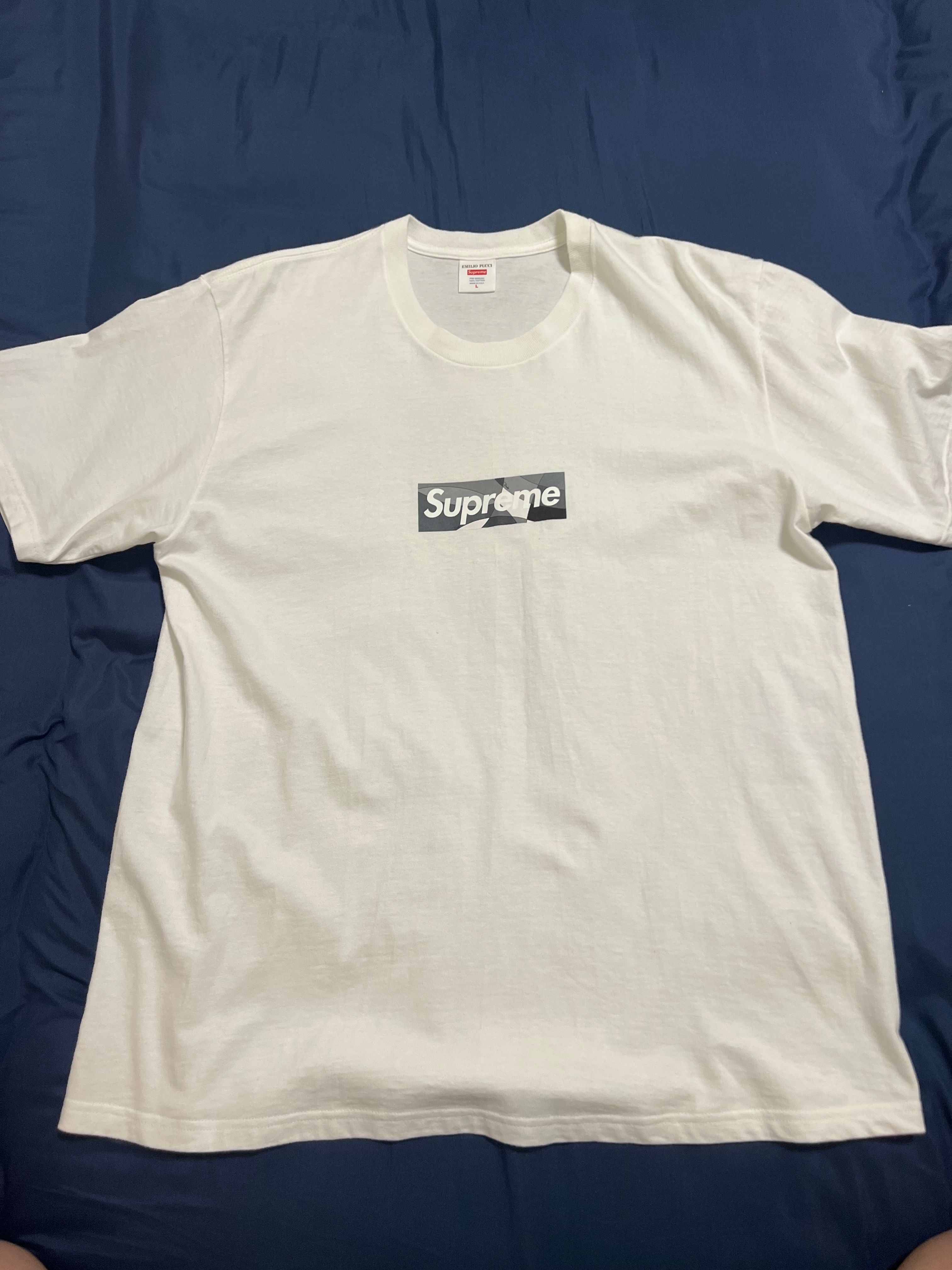 Supreme / Emilio Pucci® Box Logo Tee "White/Black"