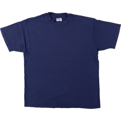古着 80年代 ヘインズ Hanes BEEFY-T 青タグ 無地Tシャツ USA製 メンズL相当 ヴィンテージ/eaa653774