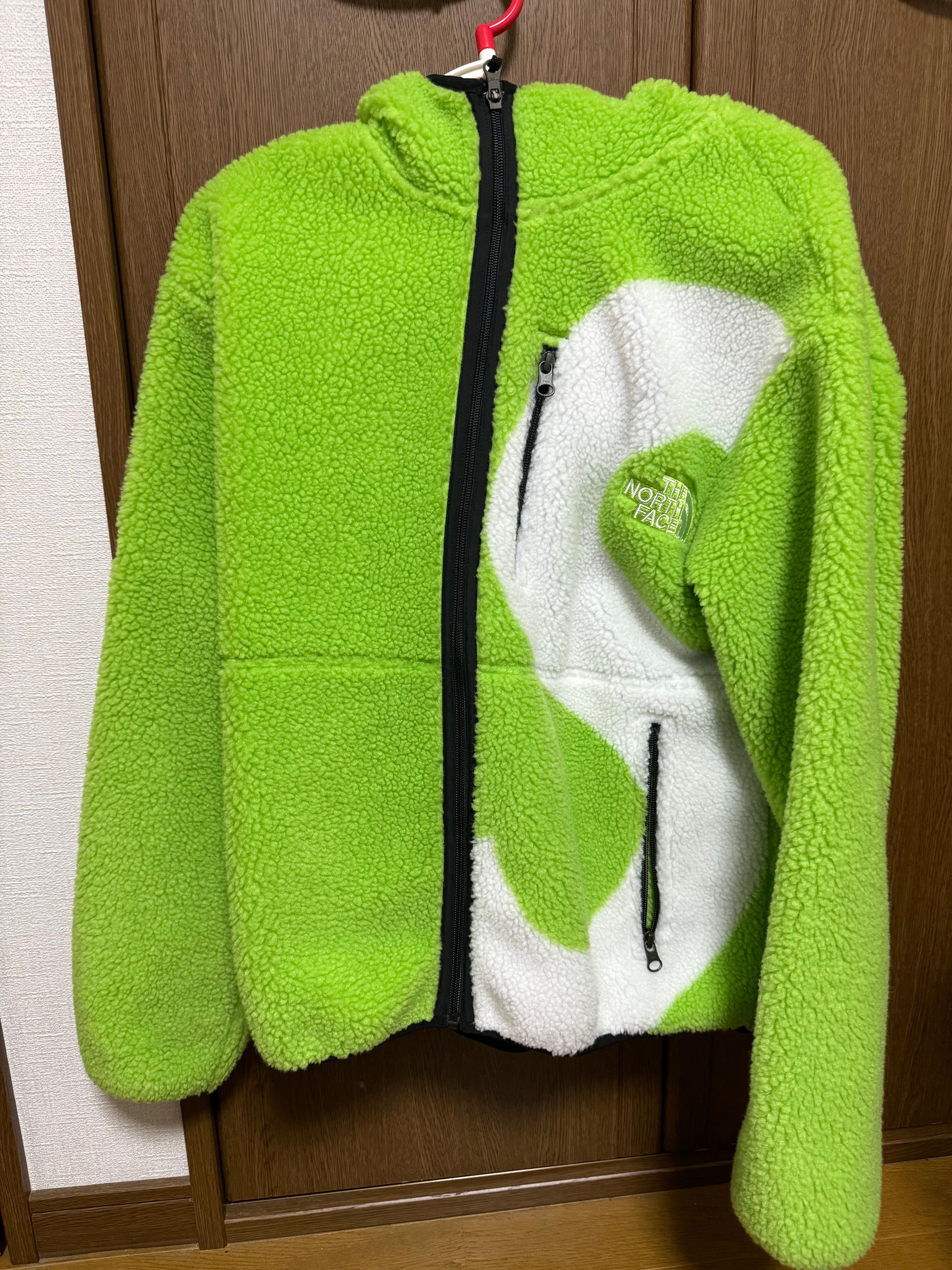 Supreme x The North Face S Logo Hooded Fleece Jacket "Green"