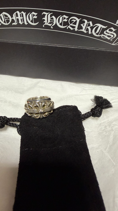 Chrome Hearts Floral Cross Ring "Silver"