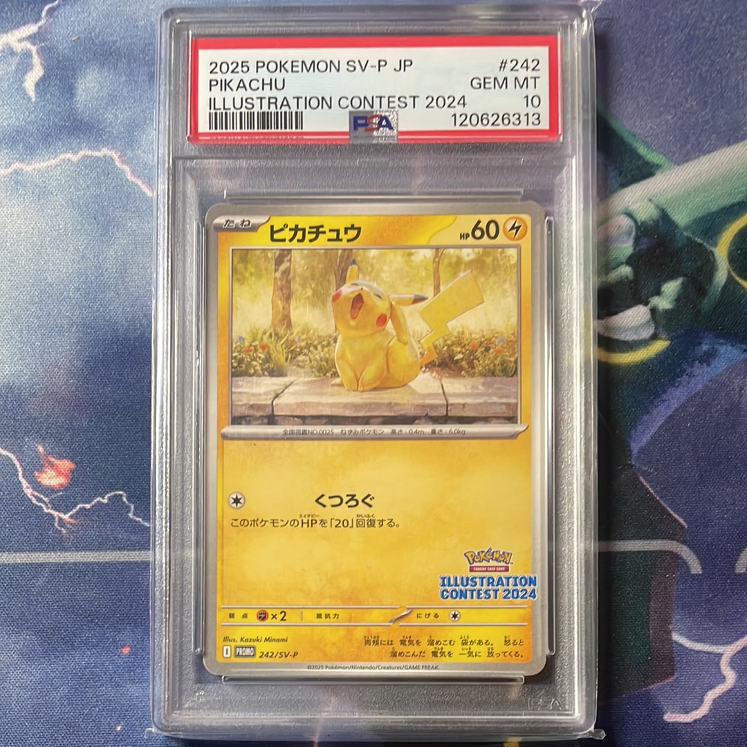 ピカチュウ [SV-P 242](プロモカードパック「イラストレーションコンテスト 2024 受賞作品プロモカード化記念キャンペーン」)