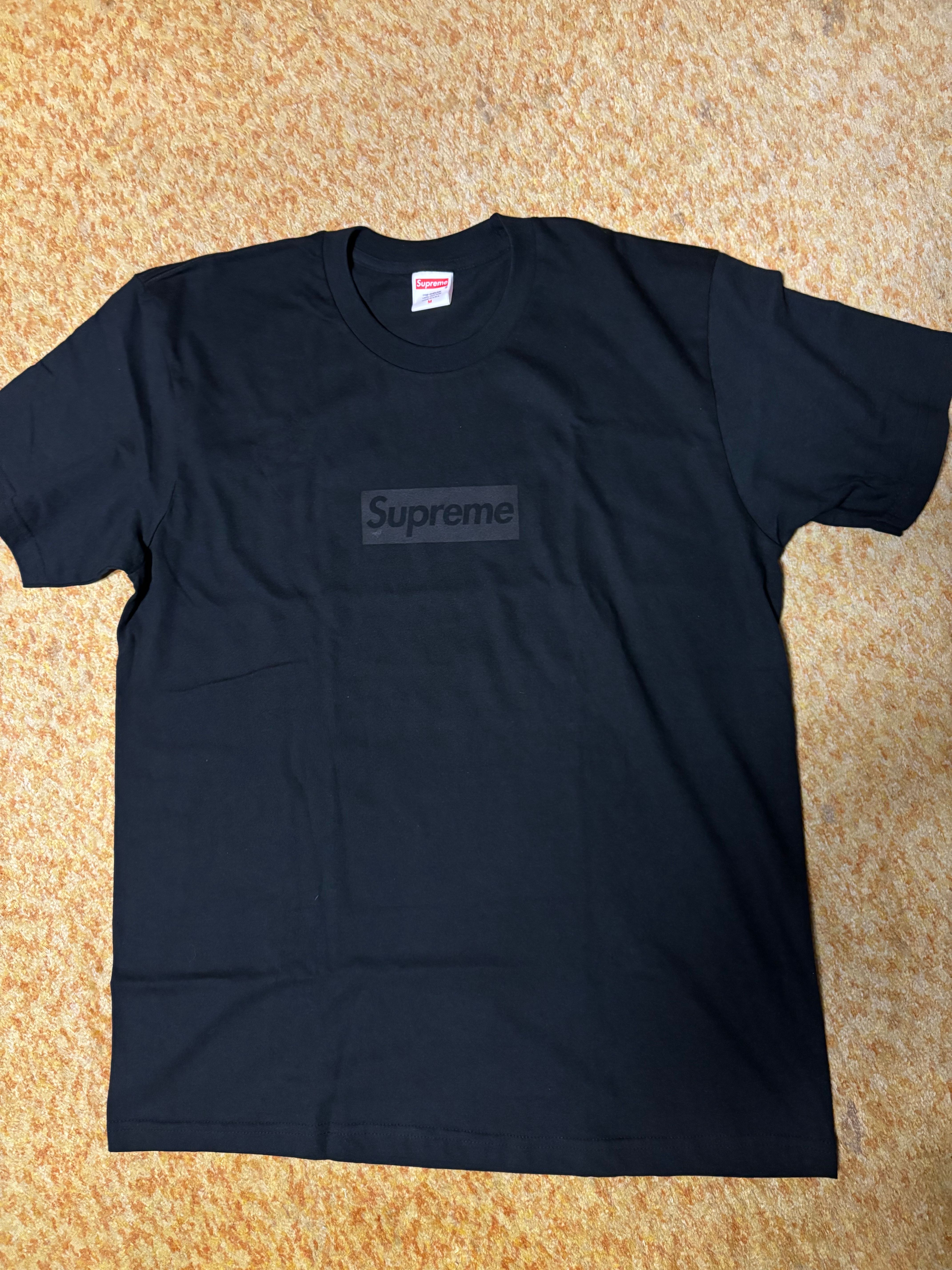 Supreme Tonal Box Logo Tee "Black"