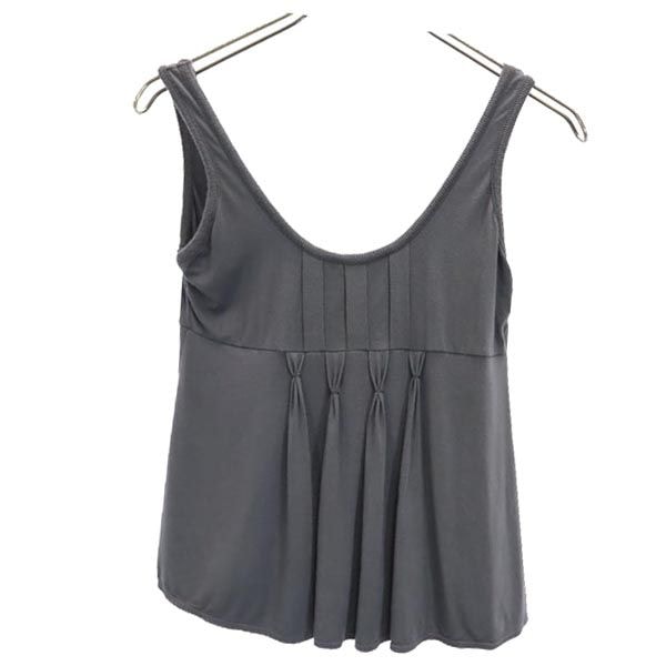 Emporio Armani エンポリオアルマーニ イタリア製 ノースリーブ タンクトップ I38 グレー系