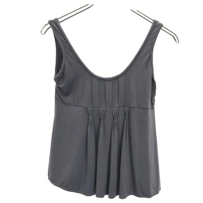 Emporio Armani エンポリオアルマーニ イタリア製 ノースリーブ タンクトップ I38 グレー系