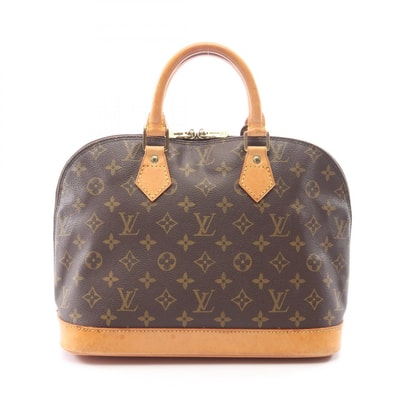 ルイ・ヴィトン LOUIS VUITTON アルマPM モノグラム ハンドバッグ バッグ PVCコーティングキャンバス レザー モノグラム レディース ブラウン系 M51130 【中古】