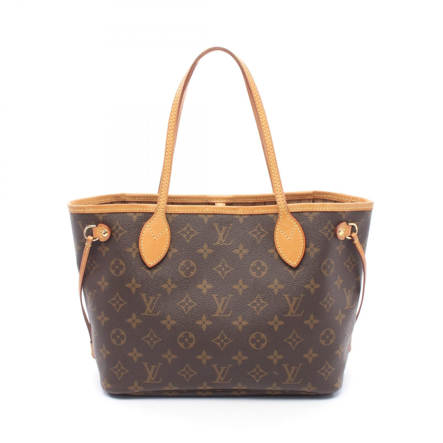 ルイ・ヴィトン LOUIS VUITTON ネヴァーフルPM モノグラム トートバッグ バッグ PVCコーティングキャンバス レザー モノグラム レディース ブラウン系 M40155 【中古】