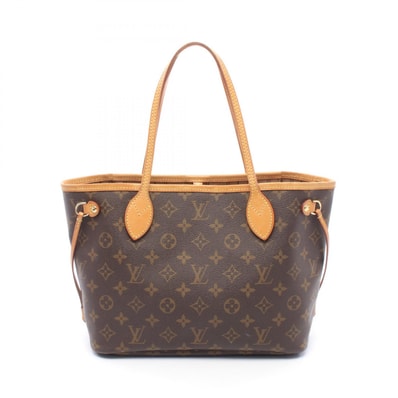 ルイ・ヴィトン LOUIS VUITTON ネヴァーフルPM モノグラム トートバッグ バッグ PVCコーティングキャンバス レザー モノグラム レディース ブラウン系 M40155 【中古】